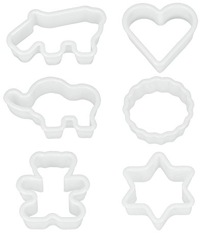 Metaltex Juego 6 Cortapastas PLASTICO, Multicolor, 20x15x7 cm (259105)