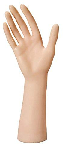 LANCOLD Maniquí femenino brazo mano arriba anillo pulsera joyería soporte exhibidor