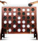 SWOOC Games - Giant Four in a Row (All Weather) Outdoor Game with Carrying Case and Noise Reducing Design - 60% Quieter - Jumbo Connect 4 Discs to Win - Oversized Yard Game for Kids, Adults, & Family