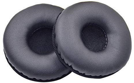 KERDEJAR 1 par de Almohadillas de Repuesto de Espuma viscoelástica Suave de Cuero para Auriculares inalámbricos Logitech H390 / H600 / H609 Accesorios