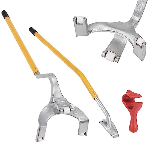 VEVOR Kit di Attrezzi 3 Pz Smontagomme Manuale per Autocarro ATV Pneumatici Dimensioni Compatibili 571-622 mm, Kit di Stallonatore Manuale per Pneumatici da Garage Officina Fai-da-Te Colore Giallo