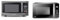 Toshiba 800w 23L Microwave Oven with Digital Display, Auto Defrost & 800w 20L Microwave Oven with 12 Cooking Presets, Upgraded Easy-Clean Enamel Cavity