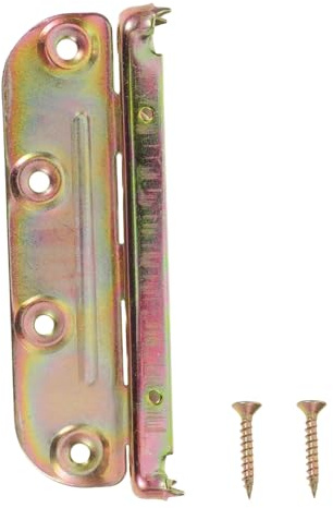 CLISPEED Herrajes Para Armazón De Cama 4 Unidades Hierro Resistente Soportes De Fijación Para Cabecero Con Tornillos Montaje Estable Para Estructura De Cama Uso Doméstico