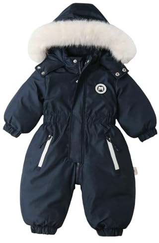 Générique Combinaison de Ski, Extérieur Pantalon en Plein air Veste de Ski Pantalon Combinaison Bebe Garcon Imperméables et Coupe-Vent VêTements GarçOn Mixte bébé Enfant