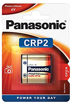 Panasonic CR-P2 6 V Lithium Battery - Silver