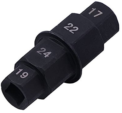 Anyingkai ChiaveEsagonale Mandrino della Motociclo, Asse Esagonale, Attrezzo Ruota, Strumento per Moto (nero)