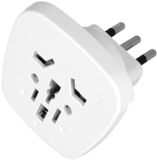 Adattatore Universale da Viaggio a Italia, Convertitore Da UK USA Cina a Spina 10A Italiana (57X57X42mm, 1 PCS)