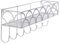 DESIGN DELIGHTS Metall WANDREGAL Lucy | 49x18x13 cm (LxHxT), Eisen, Weiß | Landhaus Flurgarderobe mit Ablage, Küchenregal, Gewürzregal, Wandgarderobe