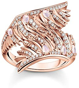 THOMAS SABO Damenring Phönix-Flügel Roségoldfarben TR2409-323-9-54 Ringgröße 54/17,2