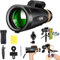 Telescope Monoculaires 30X60 avec Trepied Compact Télescope Monoculaire Longue vue tir sportif Puissante Telescope Monocular Professionnel Zoom Optique pour Smartphone Adultes Observation des oiseaux
