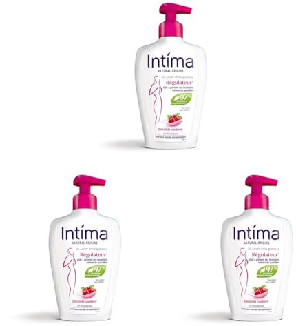 Intima Gel Intime Natural Origins - Régulateur Active - 200 ml (Lot de 3)