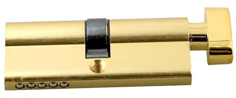 MAYANGYANG Bombin Cerradura Cilindro de Cerradura de Puerta Cilindro antirrobo con 3 Llaves Cilindro de Cerradura de Puerta Cerraduras Antibumping(Gold)