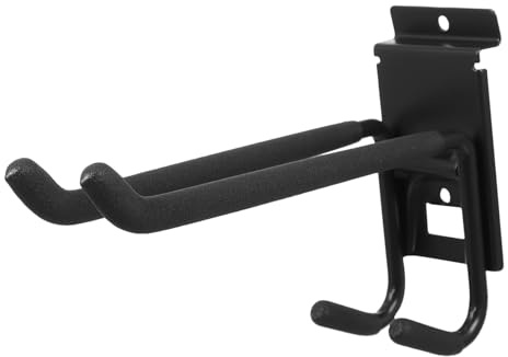 Gatuida Gancho de Doble para Almacenaje Resistente Soporte para Garaje Jardín y Pared Organizador Práctico para Herramientas Pesadas y Bicicletas