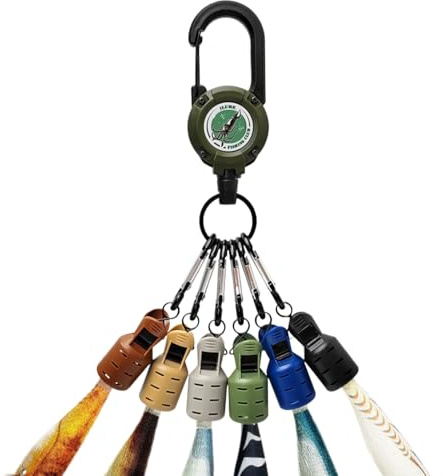 Copri amo da, protezione leggera in 6 pezzi, 1 set, protezione per amo da, accessorio per attrezzatura per acqua salata, per attrezzatura di sicurezza, per barca kayak molo lago