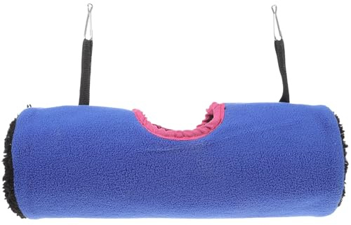 Luxshiny Túnel de Felpa para Hámster y Cobaya, Pasaje Cálido y Cómodo Hamaca para Dormir, Juguete Adecuado para Mascotas Pequeñas en Casa o Coche