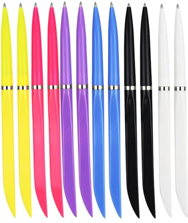 Lot de 12 stylos à bille avec encre, écriture lisse, signature de bureau, ouvre-boîte, stylo à bille, fournitures de bureau scolaire