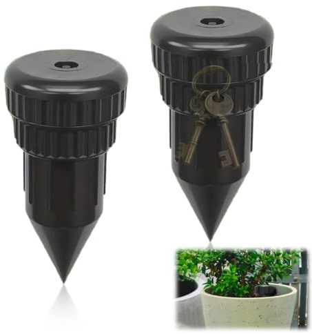 svpfuo 2 Piezas Escondite de Llaves, Dejar las llaves en el Exterior | Escondite para Llaves Exterior, Portalaves Escondido Exterior, Este dispositivo es resistente al agua y a los golpes