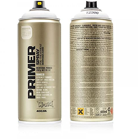 Montana Universalgrundierung für Pappe, Leder, Holz, 400 ml Spraydose