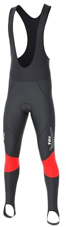 FDX Thermodream Radhose für Herren, 3D-gepolstert, wärmend, wasserabweisend, Super Roubaix-Gewebe, Winddicht, schnelltrocknend, Winter-Radhose, Fahrradleggings