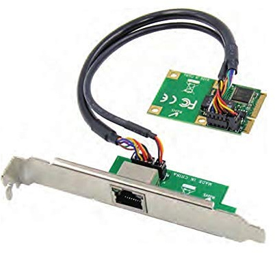Mini PCIe a puerto único RJ45 Gigabit Ethernet NIC Adaptador de Red 1gb Tarjeta de Red Intel 101001000Mbps JL82574L Chipset Mini PCI-E