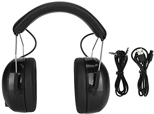 BTER Orejeras de Seguridad con Reducción de Ruido, NRR 28dB Bluetooth Protección Auditiva Orejeras de Seguridad Micrófono Incorporado, Auriculares de Protección Auditiva para Cortar, Construcción