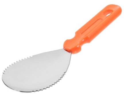 Mobestech Cuchara de Calabaza Inoxidable Descorazonador Manual para Herramienta Multifuncional para Pulpa Práctica