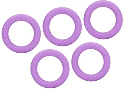 RIZGHWOY Pulsera de Dentición de Silicona Suave para Calmar Las Encías, Juguete para Niños Pequeños, Pulsera Mordedora para Viajes en Casa, Paquete de 5 (#13)