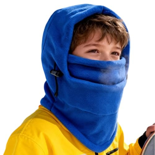 Maschera da Sci per Ragazzi - Caldo e Resistente al,Copertura Viso per Sci | Adatta a Ragazzi Ragazze Bambini Appassionati di Sport Snowboard Bicicletta Ciclismo Pendolarismo Quotidiano