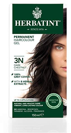 Herbatint 3N - Tinte para el cabello, color castaño oscuro, 150 ml