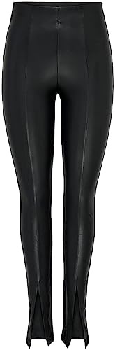 ONLY dam läder leggings Onlpaya Faux Läder Leggings Otw