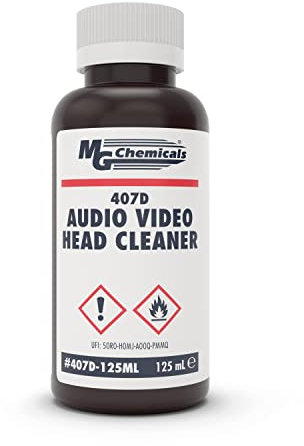 MG Chemicals 407D Audio/Video Head Cleaner, 125ml Liquid Bottle