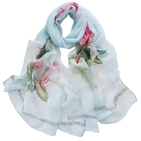 FAIRYGATE Scarfs for Women Sale Womens Shawls Wraps for Wedding Party Evening Bridal Chiffon Scarf Sarong Cover Ups Ladies Scarves 20A51
