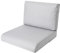 Coussin d'extérieur - 50 x 50 cm - En frêne - Pour meubles de balcon, balancelle hollywoodienne et meubles de salon d'extérieur - Modèle NEL pour jardin et terrasse
