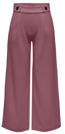 JDY Femme Jdygeggo New Long JRS Noos Pantalons, Marron-3, L / 32L EU