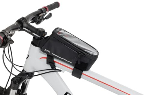 ZEFAL Console Pack T2 – ramväska med integrerad cykeltelefonhållare – vattentät och lätt cykeltelefonväska – svart, 1,5 l kapacitet