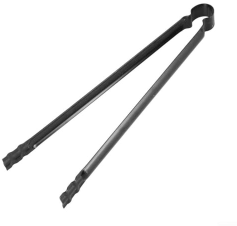 Pinzas ergonómicas de metal para barbacoa para un cómodo manejo y parrilla de carbón