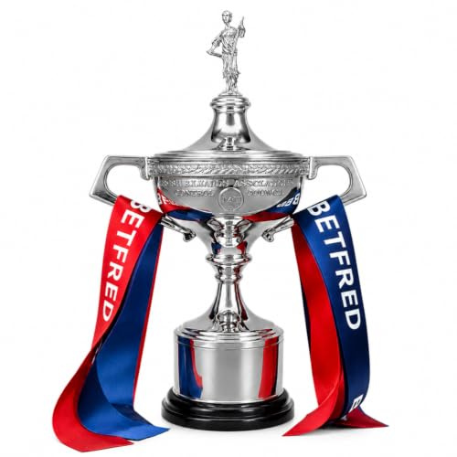 Haobunola Replika av Snooker VM Trofén, Biljardmästare Pokal | 40 cm Silverfärgad Harts Champion, Sportmemorabilia Samlarobjekt, Dekoration för Skrivbord och Hylla, Present för Fans