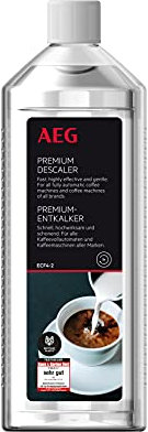 AEG ECF4-2 Premium-Entkalker für alle Vollautomaten (100% Garantie für alle Marken, Testsieger, 500 ml für 5 Anwendungen statt 4, schonend entkalken, geruchsneutral, umweltverträglich)