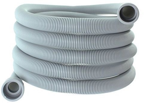 Spares2go Drain Hose Extra Long Water Pipe for Beko Dishwasher (4m 29mm & 22mm Connection)