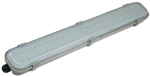 ChiliTec LED Feuchtraumleuchte 60cm mit HF Bewegungsmelder IP65 Deckenleuchte Wandleuchte Innen & Aussen Präsenzmelder 8m Reichweite 4000k Neutralweiß