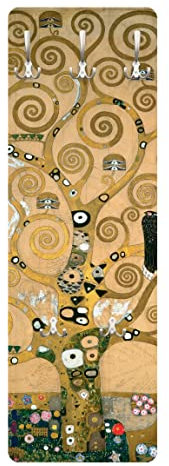 Bilderwelten Garderobe - Gustav Klimt - Der Lebensbaum, Größe HxB:105cm x 34cm
