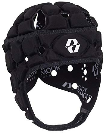 Body Armour Ventilator Headgaurd (Black, Large Boys)