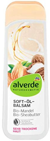 Lozione per il corpo, balsamo a olio morbido, per la mandorla, burro di karitè biologico, lozione per il corpo, composizione naturale alverde, per la pelle molto secca, 250 ml