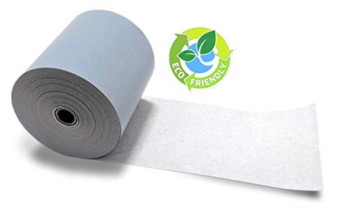 25 ÖKO Thermorollen 80mm x 80m x 12mm - Thermo Ökorollen 80/80/12 Ø 80mm 52g - Öko Kassenrollen - blaue Bon-Rollen - Blue4est Bonrollen