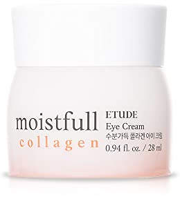 ETUDE Moistfull Collagen Eye Cream 28ml(0.94 fl.oz) (21AD) | Skin Care Facial Moisturizing Night Eye Cream | Hydrating Collagen Eye Cream | Korean Cosmetic