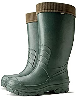 Agritrade AK Universal Hunting Boots -30C Lightweight EVA Wellingtons Boots Thermal Waterproof Removable Insulated Input THERMOFLEX Non-Slip Sole