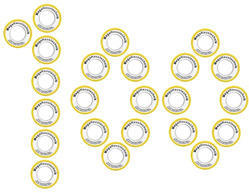 100 Rollen Gewindedichtband Teflon Teflonband PTFE Abdichten Dichtungsband Teflonband Dichtband