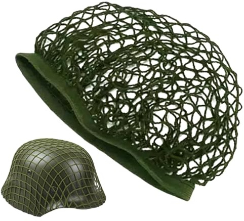 Raypontia Filet de camouflage pour casque de protection, filet de casque de protection | Filet de sécurité camouflage | Bon équipement de plein air avec effet camouflage pour la chasse, la survie sur