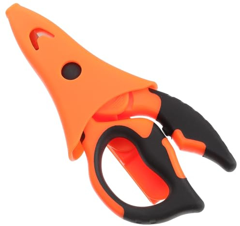Genérico Cizalla para Electricista Multifuncional Naranja Herramienta para Cortar Cables Eléctricos y Pelar Cables de Cobre Cortacables Pequeños Resistente Carcasa de Plástico para Uso