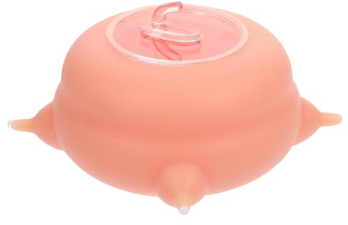 TOYANDONA Comedero Buena Elasticidad de Silicona Rosa para Mascotas Recién Nacidas para Alimentación de Cachorros y Gatos Pequeños en Etapa de Lactancia